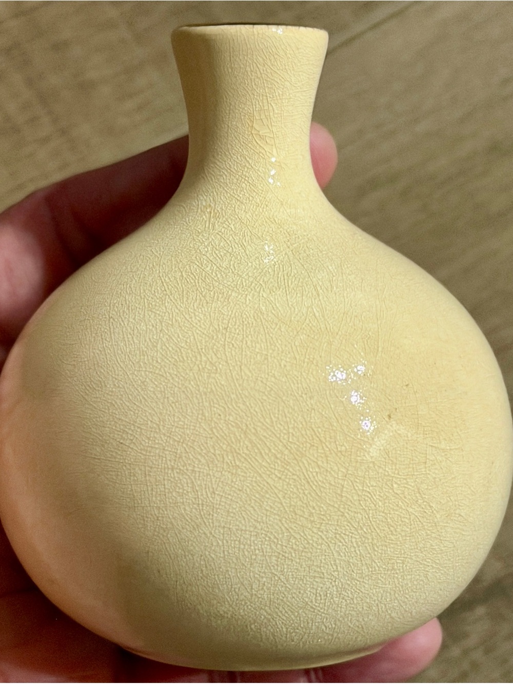 Vintage Satsuma Japan Bud Vase Gold Trim Small Collectibles 3x3” Porcelain - Picture 8 of 9